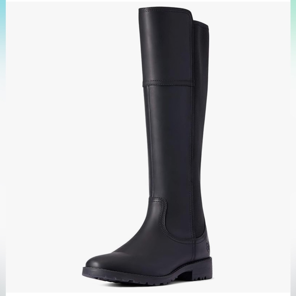 Ariat Women's Black Sutton II Waterproof Boot NWT and box
